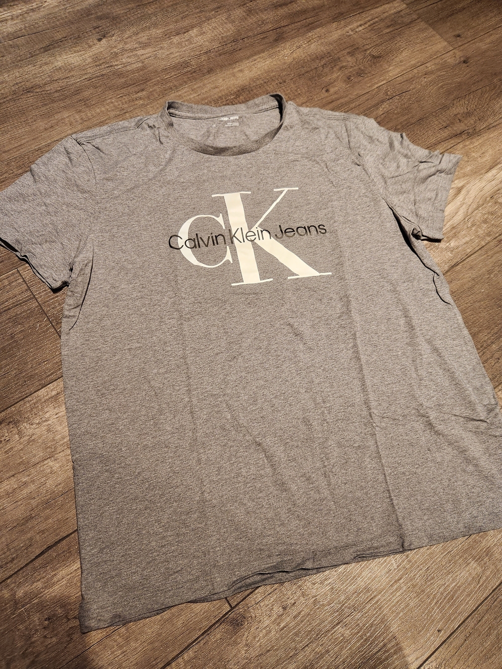 Calvin Klein Jeans Gray Logo T-Shirt